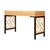 Wood Chippendale Writing Desk - Natural For Sale - Image 7 of 9