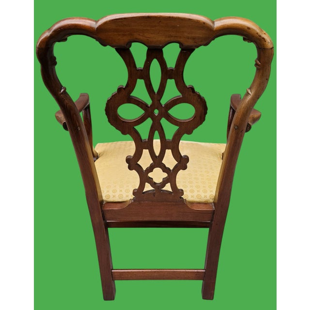Mid 20th Century Antique 19th Century Georgian Style Armchair For Sale - Image 5 of 7