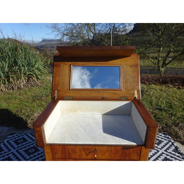 Louis Philippe Walnut Dressing Table For Sale - Image 12 of 18