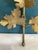 Mid 20th Century Italian Leaf Gold Metal Wall Hook For Sale - Image 4 of 5