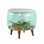 Vintage 1960s Mid-Century Modern Inflatable Aquarium Stool Ottoman Fish Tank Footstool For Sale - Image 4 of 16