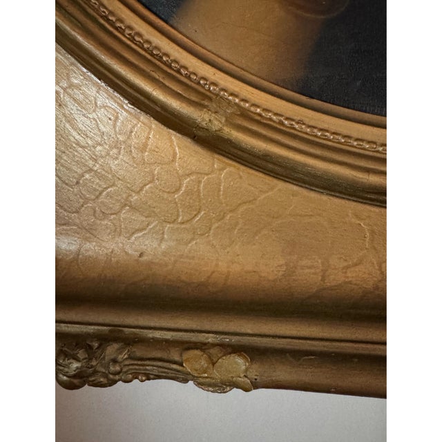 Antique Oil on Canvas Spatal Gilt Frame, Vienna, Signed 1870 For Sale - Image 12 of 16