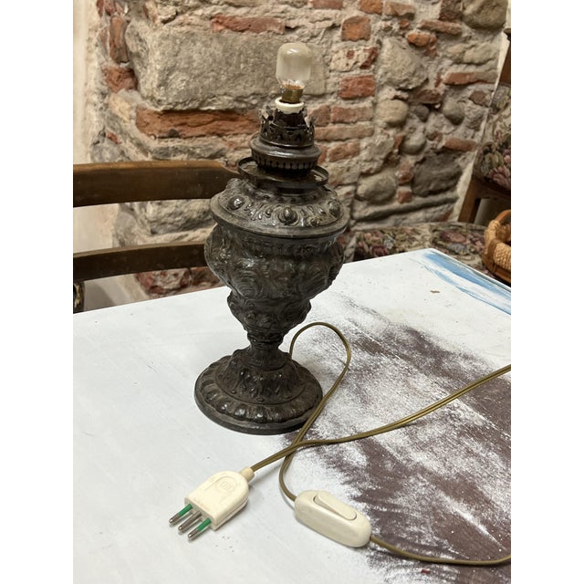 Antique Italian Table Lamp, 1890s For Sale - Image 6 of 11