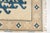 Vintage Hand-Knotted Turkish Kilim Rug in Ivory and Indigo Blue For Sale - Image 4 of 11
