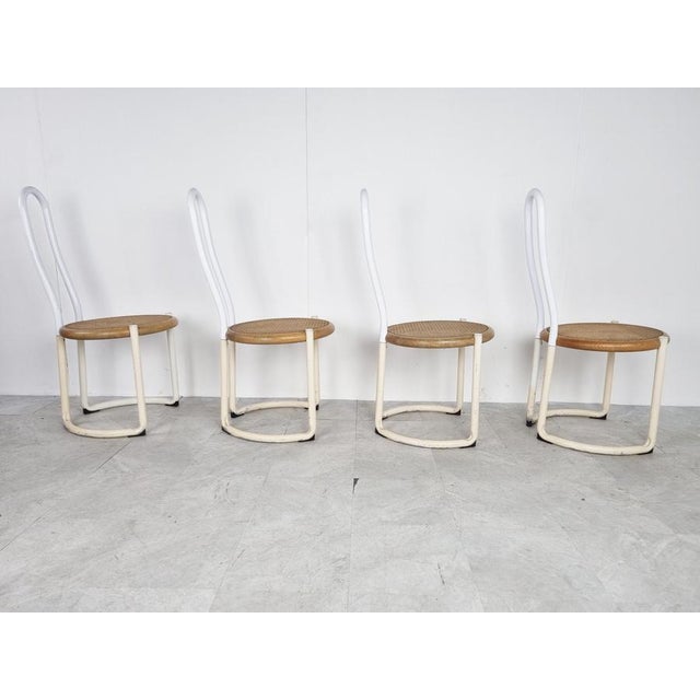 Gold Vintage Postmodern Dining Chairs, 1960s, Set of 4 For Sale - Image 8 of 11