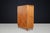 A beautifully proportioned French mid-century wardrobe crafted in blond oak and distinguished by its striking geometric...