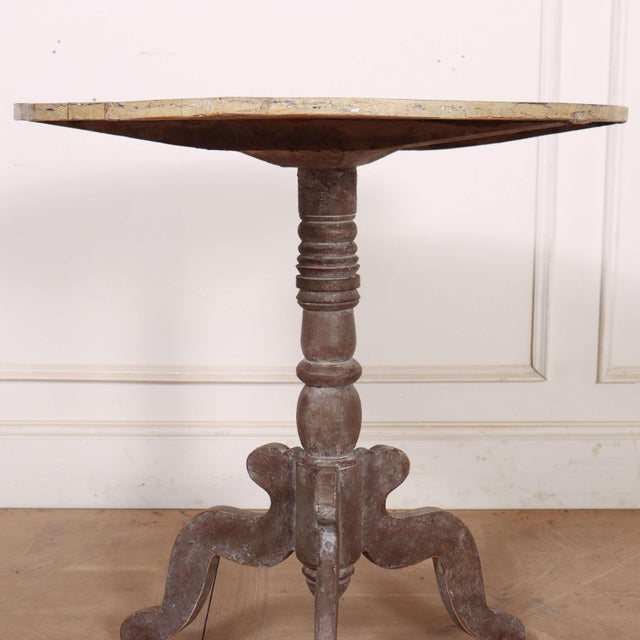 Swedish Painted Lamp Table For Sale - Image 3 of 7