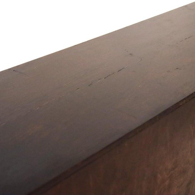 Antique Arts & Crafts Mahogany 2-Door Bookcase C1920 For Sale - Image 13 of 14