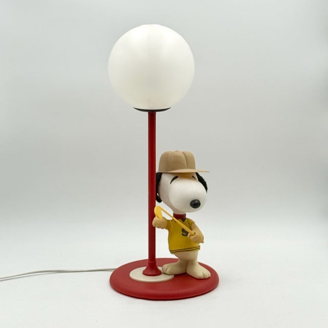 1980s Italian Snoopy Table Lamp from Nliz, 1980s For Sale - Image 5 of 17