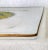 1960's Culver Square Glass Serving Dish With Daisies and Picket Fence For Sale In West Palm - Image 6 of 7