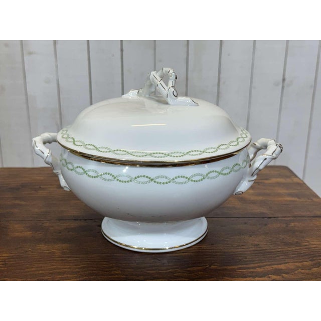 Limoges Porcelain Dinner Service by J.B. Tricard et Cie, Set of 95 For Sale - Image 5 of 18