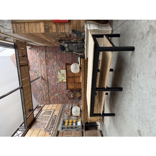 Early 20th Century Wooden Workshop Table, 1920s For Sale - Image 9 of 10