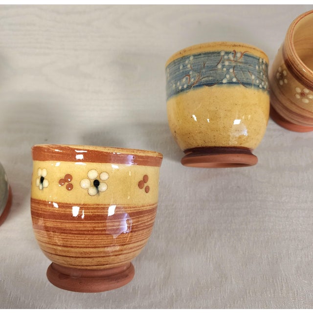 Late 20th Century Terre E Provence Style Terra Cotta Platter and Accessories - 8pcs For Sale In New York - Image 6 of 16