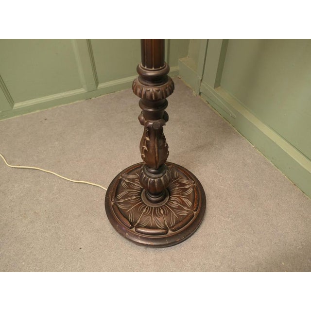 Edwardian Carved Floor Lamp, 1900s For Sale - Image 6 of 8