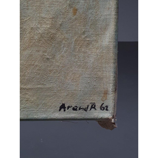 Modern A. Roosenschoon, Marmok, 1960s, Oil on Canvas For Sale - Image 3 of 14