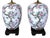 FREE SHIPPING ANYWHERE IN THE CONTINENTAL US! This is a set of Chinese ginger jar table lamps featuring hand-painted...