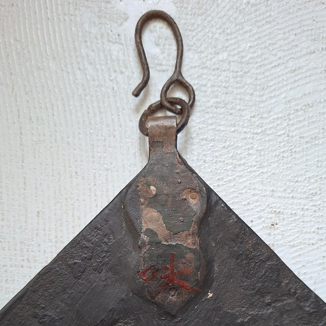 Antique Japanese Sign with Wooden Jizai Kagi Fish, 1890s For Sale - Image 11 of 13