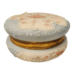 Wavecrest Glass Powder Jar