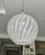 Single Murano Globe Shape Clear Textured Glass Ceiling Pendant Light For Sale In Palm Springs - Image 6 of 17