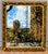 Evocative 28.75 by 32.5 inch antique mirror featuring dramatic, all‑over mercury foxing in a richly carved Rococo Revival...
