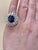 Chantecler 12 Ct Sapphire 22 Ct Diamond VS/E-F Color Ring & Earring Set 18 KYG For Sale - Image 14 of 18