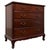 A handsome and elegant 20th-century mahogany chest of drawers, combining generous storage capacity with graceful...