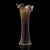 Mid Century Decorative Carnival Glass Vase For Sale - Image 12 of 13