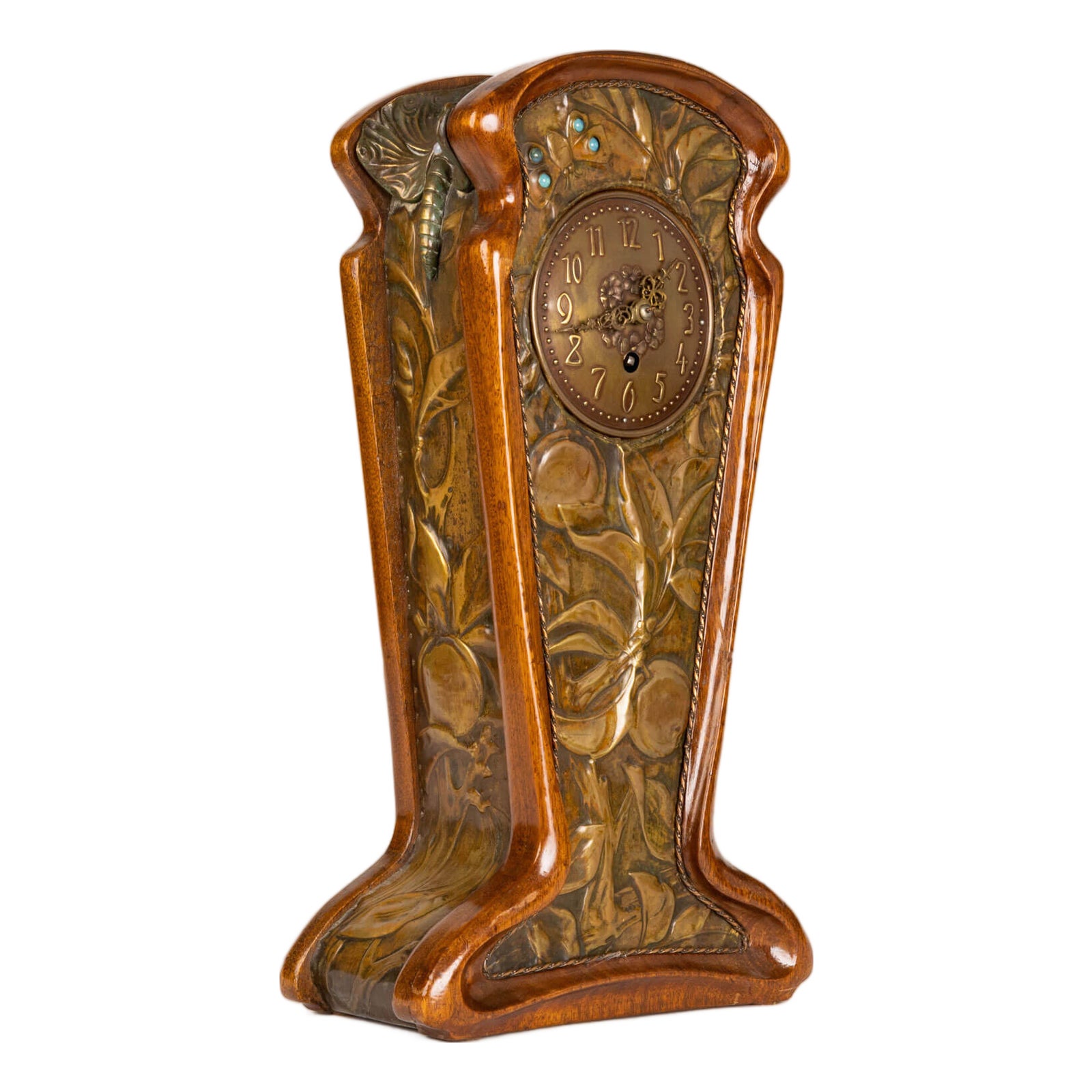 Art Nouveau Clock attributed to Louis Majorelle, 1915 | Chairish