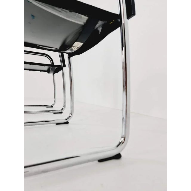 Antonio Citterio Set of Chairs with Chrome and Black Textile by Antonio Citterio For Sale - Image 4 of 11