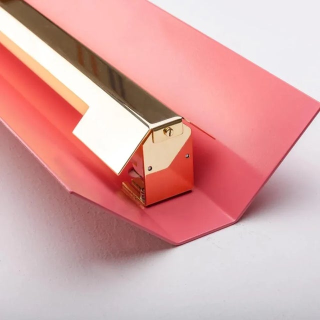 Large Misalliance Ex Pink Wall Light by Lexavala For Sale - Image 4 of 6