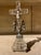 18th Century Italian Baroque Silver and Rock Crystal Crucifix For Sale - Image 4 of 12