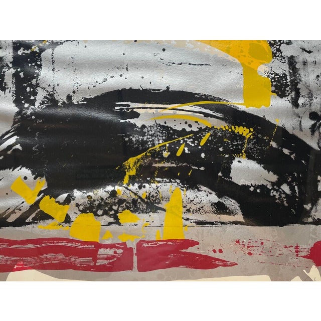 Expressionism Original Herbert Schiffrin Lyrical Abstraction Signed Expressionism Lithograph For Sale - Image 3 of 12