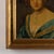 Blue 19th Century Original Oil on Canvas Portrait of Woman, "Edith" Signed A. Weie For Sale - Image 8 of 12
