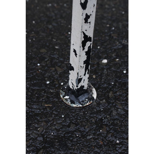 Metal Vintage Five-Piece Wrought Iron Patio Dining Set For Sale - Image 7 of 12