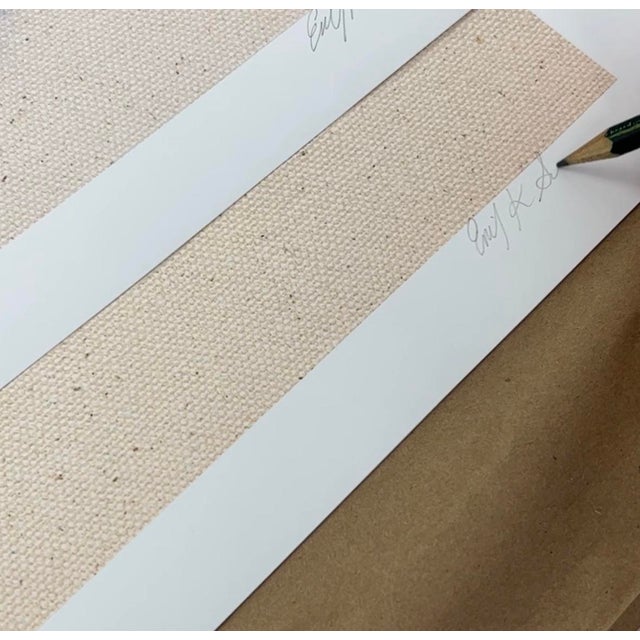 Contemporary Orange-Yellow Abstract Art Print, Limited Edition of 25, Signed by Artist Emily Keating Snyder, 33 X 42 In. For Sale - Image 3 of 3