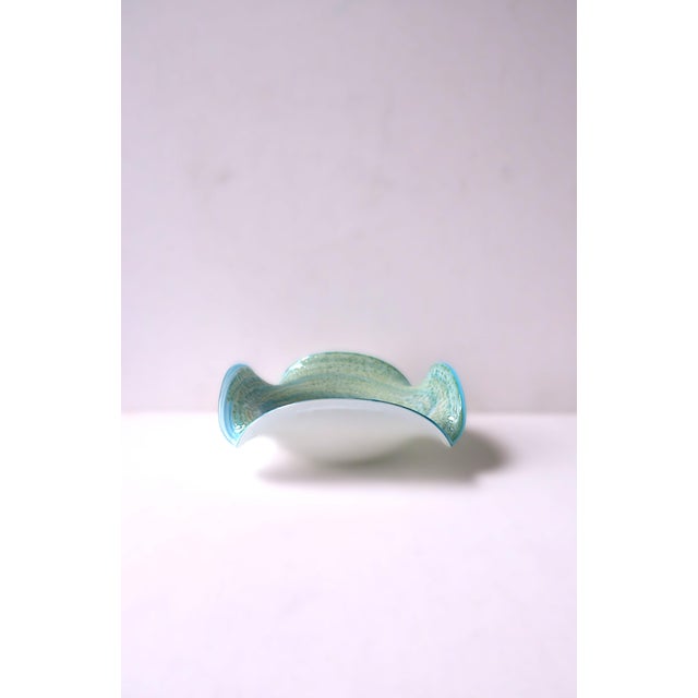 Italian Murano Art Glass Bowl For Sale - Image 9 of 11