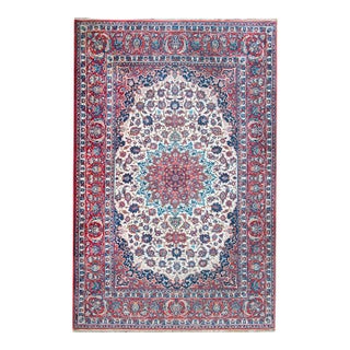 Vintage Persian Isfahan Rug For Sale