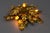 Gilt Metal Leafed Sunburst-Shaped Four-Light Flush Mount, 1970s For Sale - Image 6 of 18