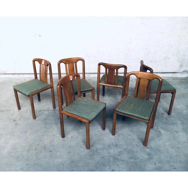 German Oak Dining Chairs, 1970s, Set of 6 For Sale - Image 14 of 18