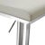 2020s Amalfi Light Grey Steel Adjustable Bar Stool For Sale - Image 5 of 10