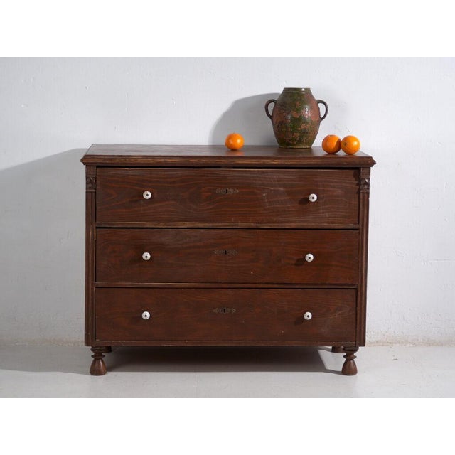 Antique Pine Chest of Drawers For Sale - Image 11 of 11