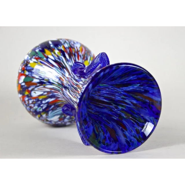 Mid-Century Italian Vase in Murano Glass by Fratelli Toso, 1940s For Sale - Image 13 of 15