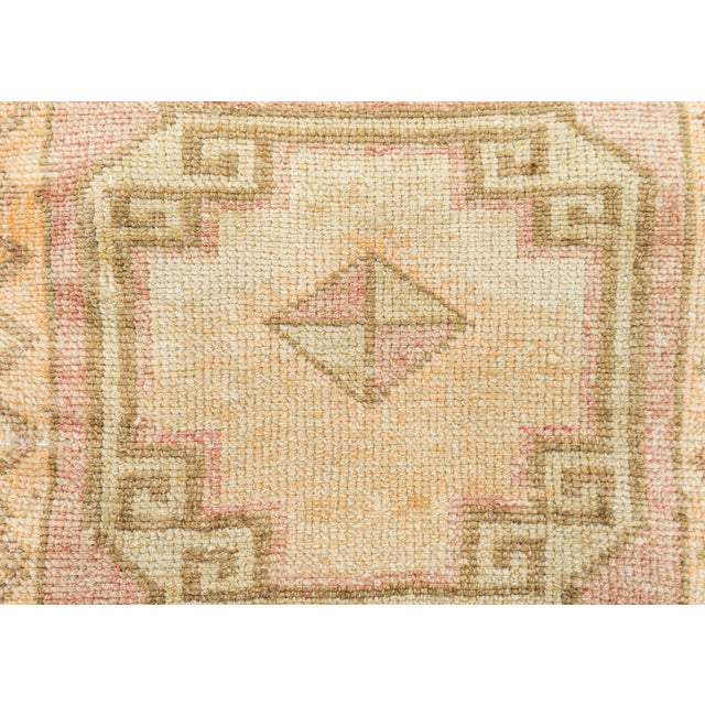 Turkish Mini Rug Oriental Hand Knotted Vintage Rug 1'9" x 3'1" #21290 For Sale - Image 4 of 8