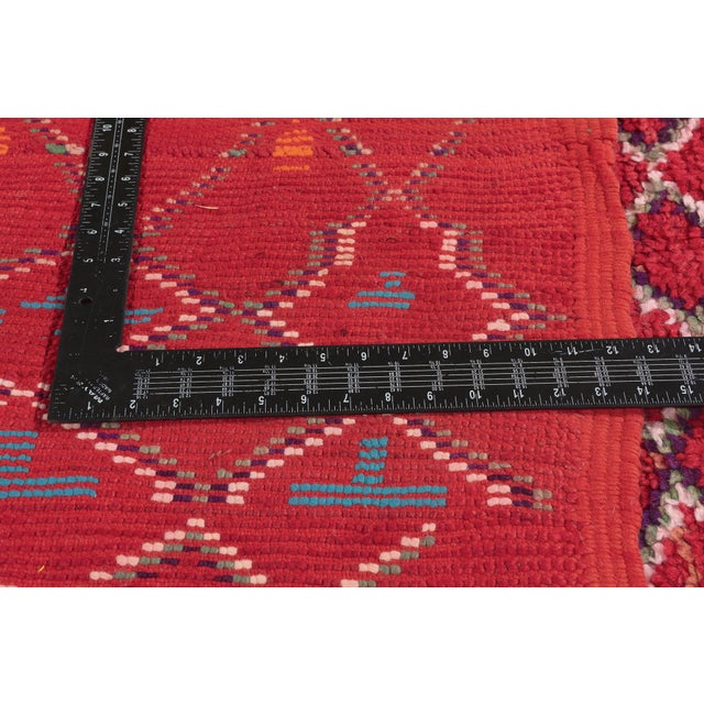 Textile Vintage Beni M'Guild Moroccan Rug, 06'02 X 08'11 For Sale - Image 7 of 10