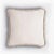 Early 21st Century Happy Pillow Soft Velvet Cushion with Fringe Light Beige-Beige by Lorenza Briola for Lo Decor For Sale - Image 5 of 5
