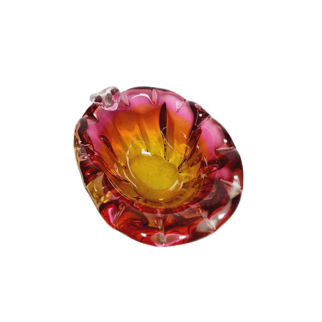 Decorative Bowl by J. Hospodka for Chribska Glassworks, Czechoslovakia, 1960s For Sale - Image 13 of 14