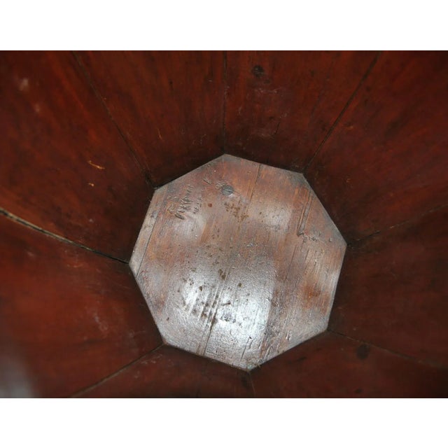 Early 1900s Antique Chinese Tea/Rice Wood Barrel For Sale - Image 10 of 13