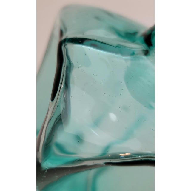 1980's Blenko Ice Cube Decanter For Sale - Image 13 of 14