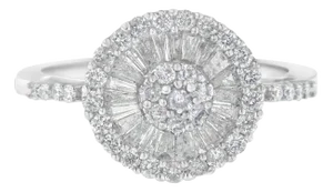 10KT White Gold Diamond Cocktail Ring (1 cttw, H-I Color, SI2-I1 Clarity)