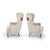 Luigi Caccia Dominioni Pair of Ambrosianeum High-Back Lounge Chairs for Azucena, 1955 An exceptional pair of Ambrosianeum...